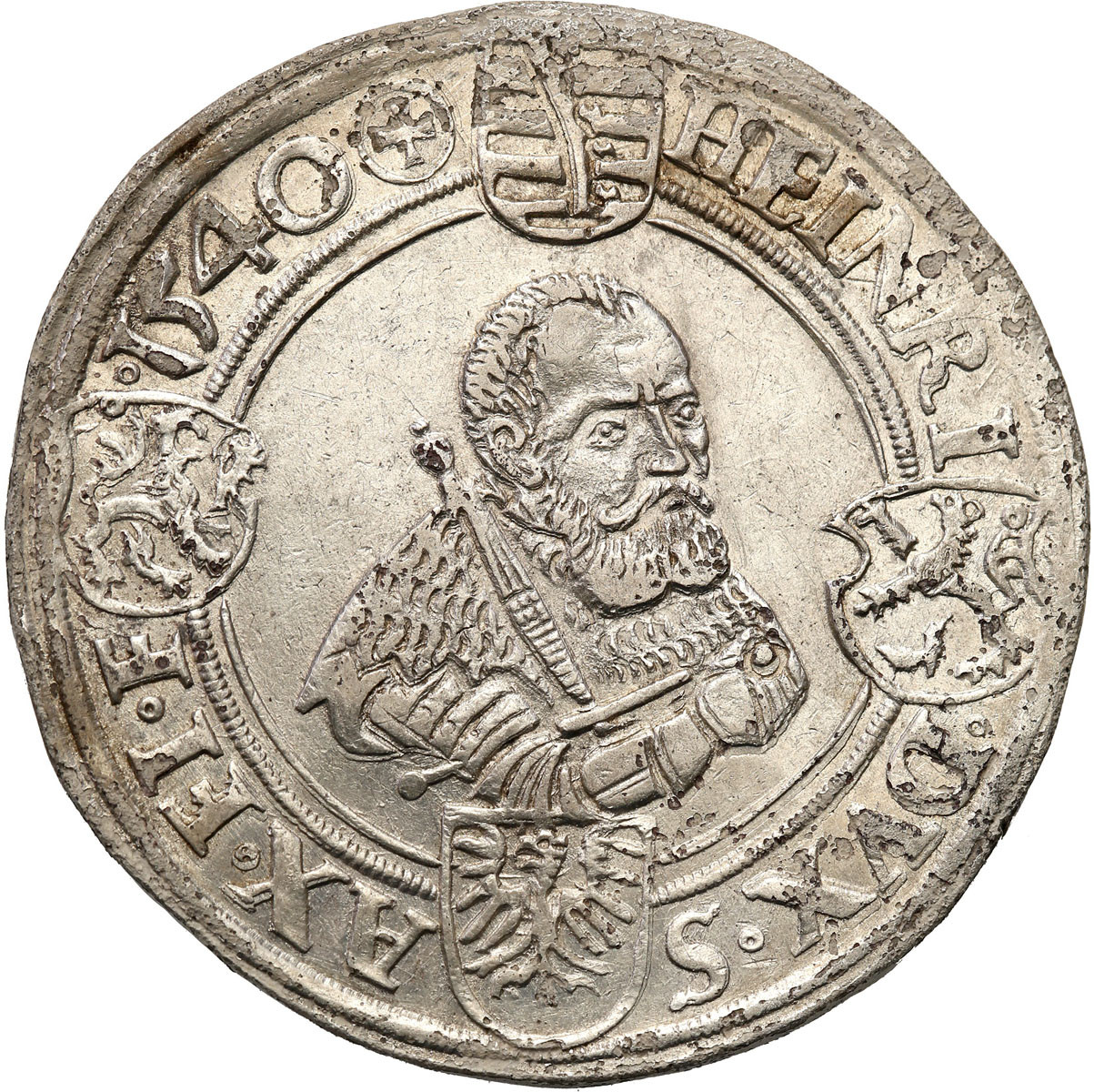 Niemcy, Saksonia. Johann Friedrich i Heinrich (1539-1542). Talar 1540, Annaberg